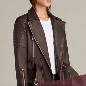 ALLSAINTS Bryden Biker leather jacket. Only worn few times